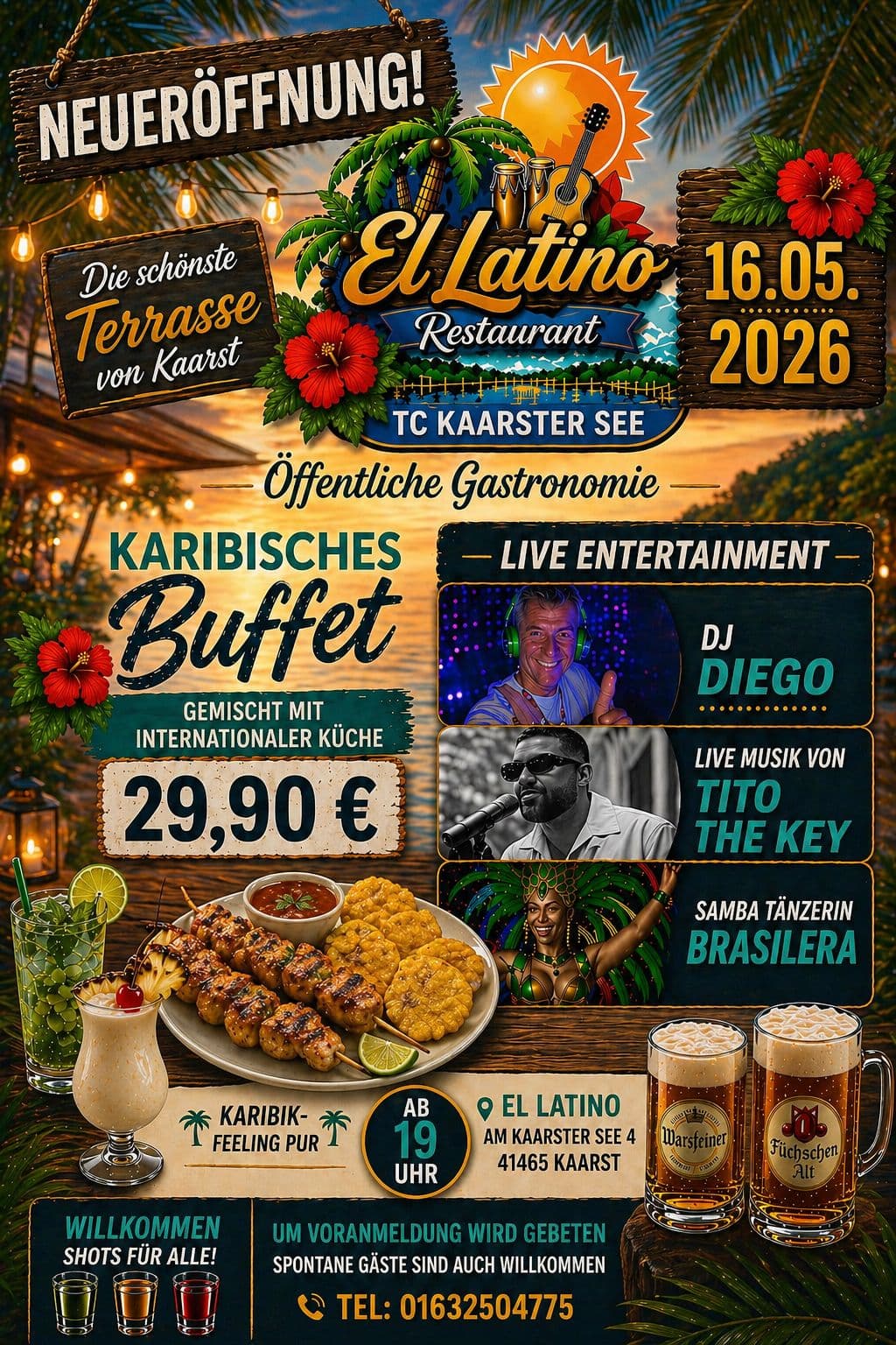 Große Neueröffnungsparty im El Latino